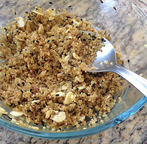 crosta de quinoa