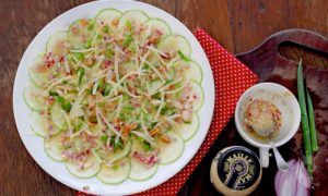 carpaccio de abobrinha