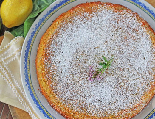 bolo de amendoas e limao siciliano