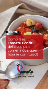 receita de tomate confit
