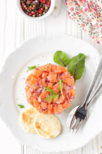 receita de tartar de salmão