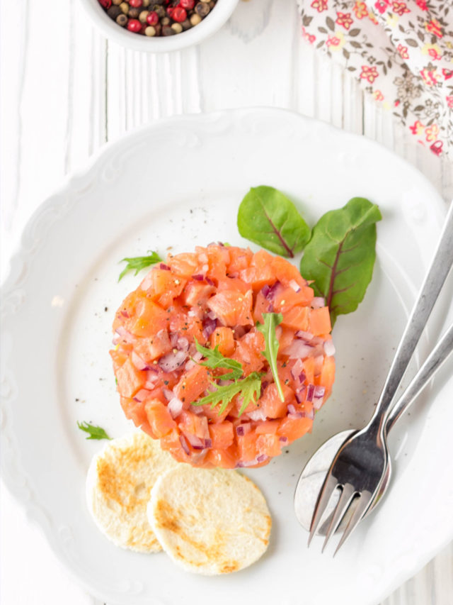 Receita de Tartar de Salmão