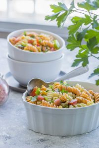 salada de macarrão