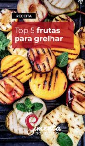 frutas para grelhar