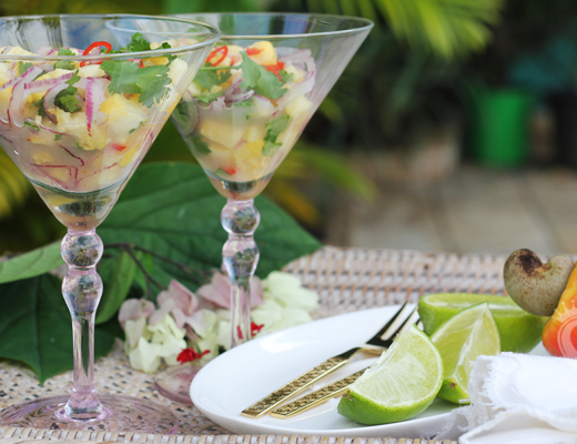 ceviche de caju