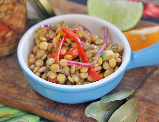 escabeche de lentilha